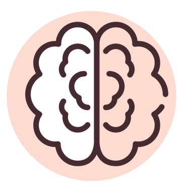 Fındık alerjisi, illüstrasyon veya simge, beyaz arkaplan üzerindeki vektör.