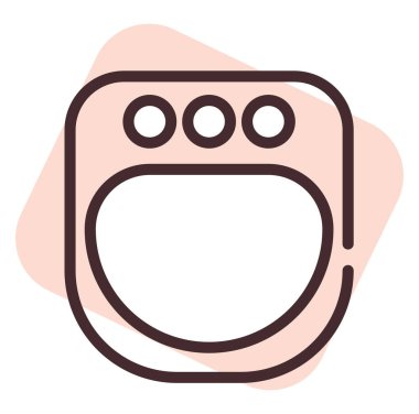 Gövde tedavisi pedikürü, illüstrasyon veya simge, beyaz arkaplan üzerindeki vektör.