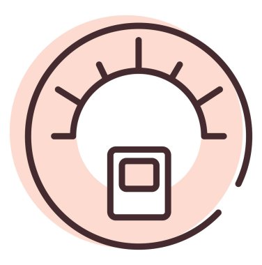 Araba yayılımı, illüstrasyon veya simge, beyaz arkaplan üzerindeki vektör.