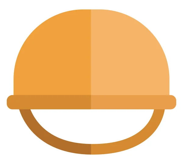 Army Helmet Illustration Icon Vector White Background — Stock Vector