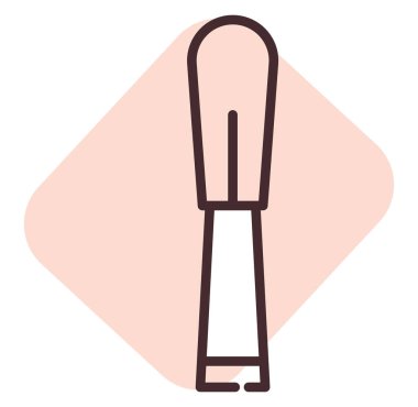 Yapı tahtası; illüstrasyon veya simge; beyaz arkaplan üzerindeki vektör.