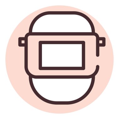 Yapı başlığı; resimleme veya simge; beyaz arkaplan üzerindeki vektör.