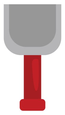 Alet küreği, illüstrasyon veya simge, beyaz arkaplan üzerindeki vektör.