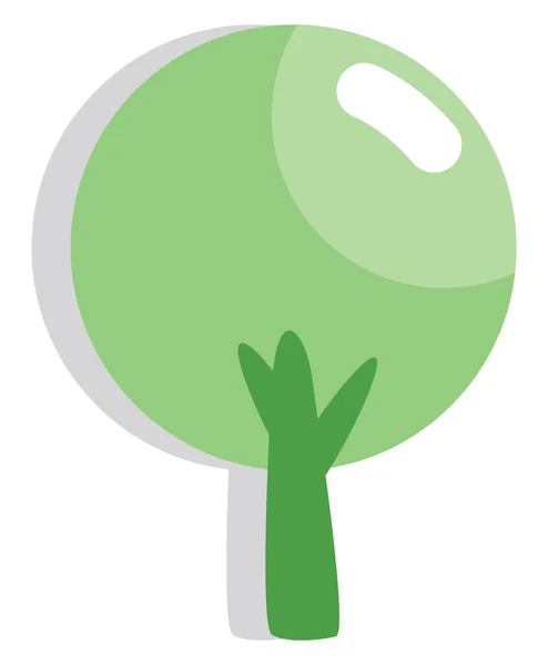 Ökologie Baum Illustration Oder Symbol Vektor Auf Weißem Hintergrund — Stockvektor
