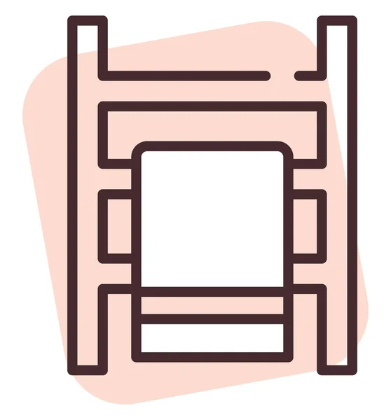 Αρχική Στεγνωτήριο Πετσέτα Εικόνα Εικονίδιο Διάνυσμα Λευκό Φόντο — Διανυσματικό Αρχείο