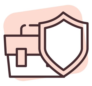 Takım çalışması, illüstrasyon veya simge, beyaz arkaplan üzerindeki vektör.