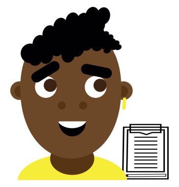 Görevdeki insanlar, illüstrasyon veya simge, beyaz arkaplan üzerindeki vektör.