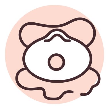 Arındırma yüz maskesi, illüstrasyon veya simge, beyaz arkaplan üzerindeki vektör.