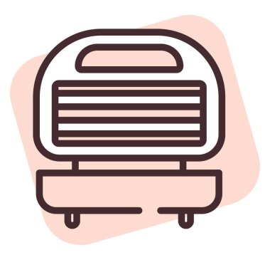 Teknoloji yükselticisi, illüstrasyon veya simge, beyaz arkaplan üzerindeki vektör.