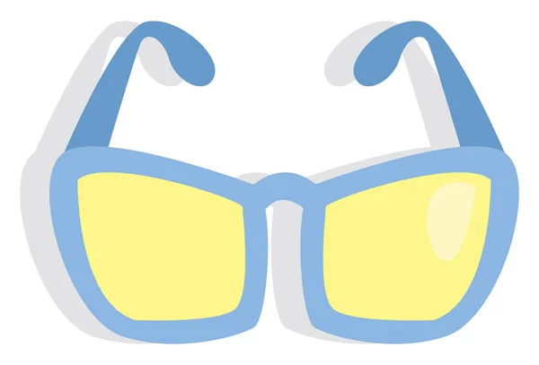 Školní Brýle Ilustrace Nebo Ikona Vektor Bílém Pozadí — Stockový vektor