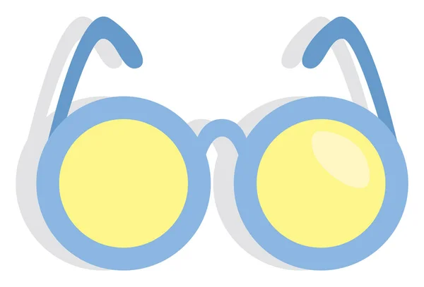 Σχολικά Γυαλιά Εικονογράφηση Εικονίδιο Διάνυσμα Λευκό Φόντο — Διανυσματικό Αρχείο