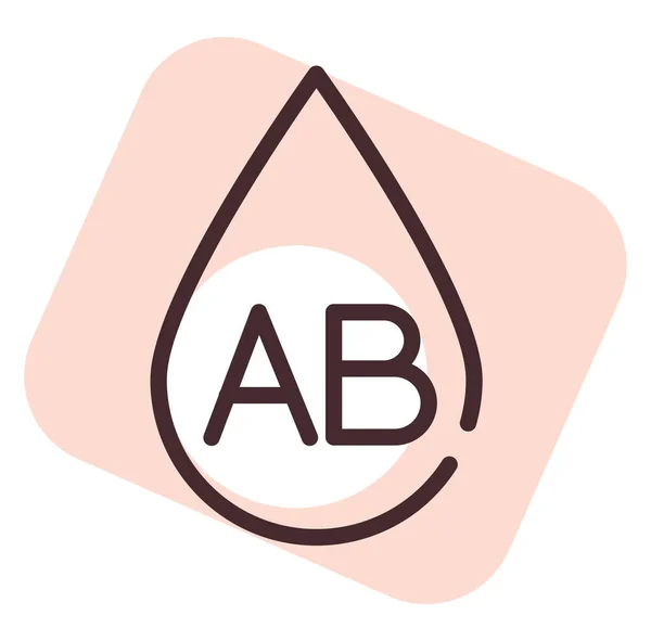Sangue Protesi Illustrazione Icona Vettore Sfondo Bianco — Vettoriale Stock