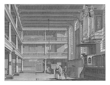 Mennonite Kilisesi Bij 't Lam, Amsterdam, Daniel Veelwaard (I), Jacobus van Meurs' dan sonra, 1794