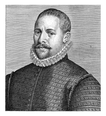 Balthasar Ayala 'nın Portresi, Philips Galle (atölyeye atfedilen), 1604 Balthasar Ayala Portresi, Parma Dükü' ne hizmet eden bir hukukçu..