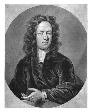 Vaiz Johann Heinrich Caulius 'un portresi, Pieter Schenk (I), Herman Hendrik Quiter' den sonra, 1670 - 1713