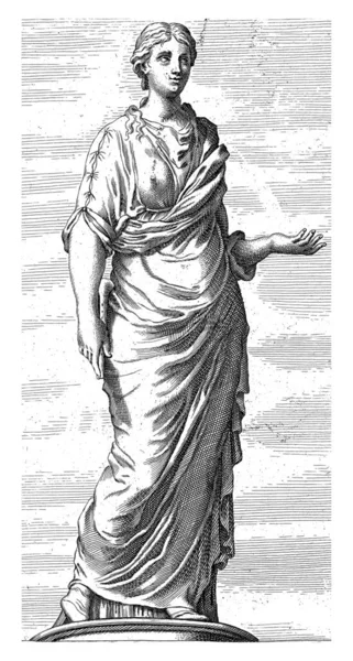 Statua Della Musa Sul Campidoglio Roma Cornelis Van Dalen Dopo — Foto Stock