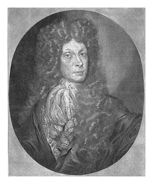 Retrato Nicolaus Christoph Lunker Pieter Schenk 1670 1713 Diplomático Nicolaus —  Fotos de Stock