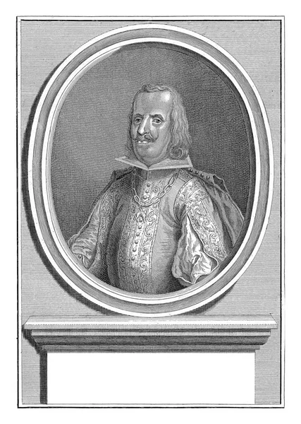 Portrait Philip King Spain Bernard Picart 1729 Portrait Philip King — Stock Photo, Image