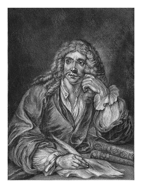 Portrait Jean Baptiste Poquelin Moliere Jan Groot 1699 1776 Playwright — Stock Photo, Image