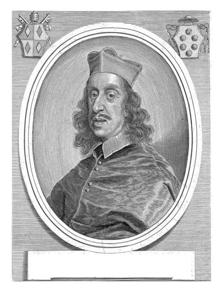 Portrait Cardinal Leopoldo Medici Albertus Clouwet Justus Sustermans 1675 1679 — Stock Photo, Image