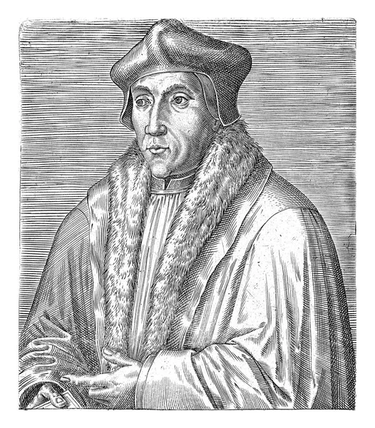 Portrait John Fischer Philips Galle 1572 Portrait John Fischer Bishop — Stock Photo, Image