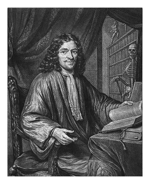 Portrait Cornelius Gravesande Abraham Bloteling Jan Verkolje 1691 Portrait Cornelius — Stock Photo, Image