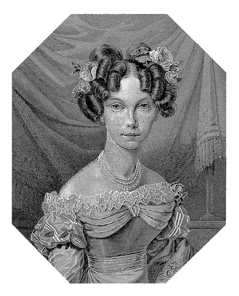 Portrait Louise Prussia Wilhelm Devrient Franz Kruger 1825 1899 Portrait — Stock Photo, Image