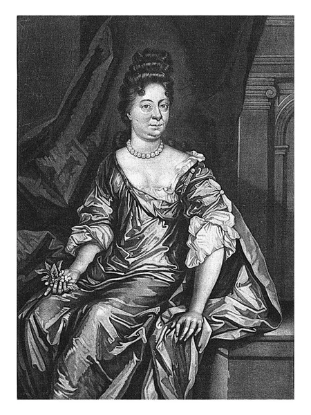 Портрет Софии Принцессы Курляндской Феттеля Шмидта 1670 1713 Годы — стоковое фото
