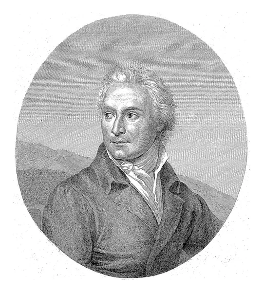 Martin von Molitor 'un portresi, Adam von Bartsch, Joseph Abel' dan sonra, 1812