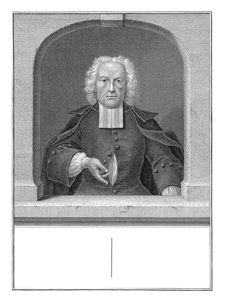 Portrait Johannes Daniel Mann Jacob Folkema Marme 1747 1767 Portrait — Stock Photo, Image