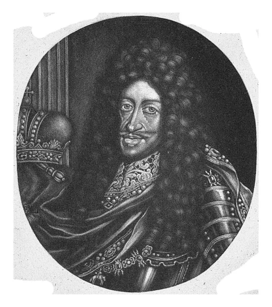 Portrait Emperor Leopold Pieter Schenk 1670 1713 Portrait Leopold Emperor — Stock Photo, Image