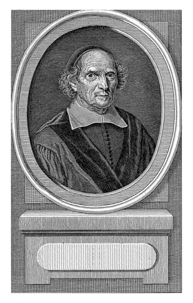 Portrait Theologian Gisbertus Voetius Daniel Veelwaard Nicolaes Maes 1776 1851 — Stock Photo, Image