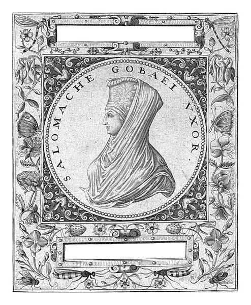 Portræt Sultanen Salomache Theodor Bry Efter Jean Jacques Boissard 1596 - Stock-foto