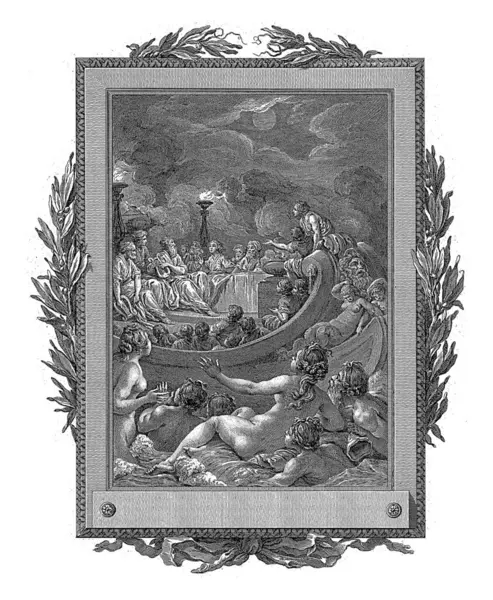 멘토와 아키토라스는 1785년 몬네트 Charles Monnet 이후의 바티스트 틸리어드 Jean 스톡 사진