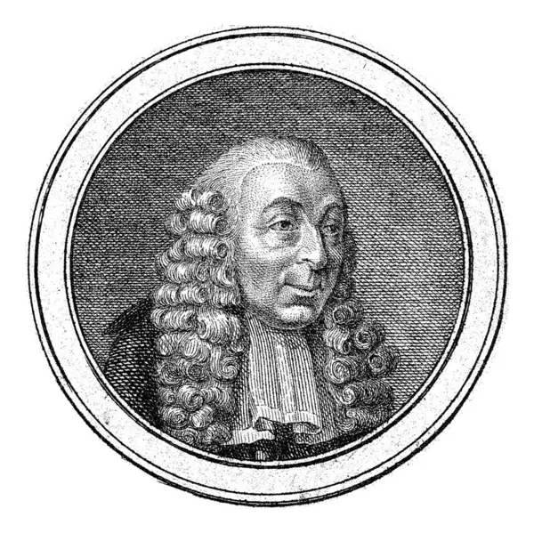Retrato Hendrik Hooft Danielsz Abraham Jacobsz Hulk Antes 1787 Busto Imagen De Stock