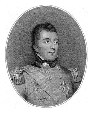 Arthur Wellesley 'in portresi, Wellington Markizi, Senus' lu William, Robert Home, 1808 - 1851 Arthur Wellesley 'in Portresi, Wellington Markizi.