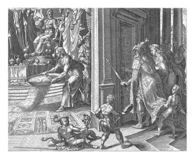 Daniel, Maarten van Heemskerck 'ten sonra, 1601-1633 yıllarında, tapınağın zeminine külleri serpti..