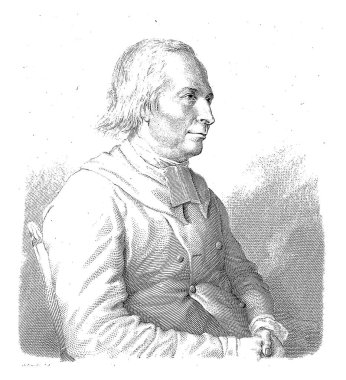 Portret van Mösyö Langevin, Francois Forster, George Robert Lewis 'ten sonra, 1821.