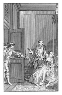 Lord Fellamar, Hubert Francois Gravelot 'tan sonra Sophia' yı ziyaret eder. 1749 yılında Lord Fellamar, Sophia 'ya aşkını ilan eder..