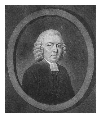 Papaz Johannes Brill 'in portresi, Charles Howard Hodges, 1798, eski oyma..