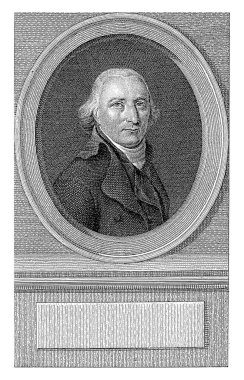Yazar Pieter Pypers 'ın portresi, Reinier Vinkeles (I), Louise Charlotte de Neufville-Ritter' dan sonra, 1786 - 1809