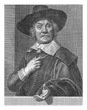 Ressam Petrus Snayers 'ın portresi, Cornelis van Caukercken, Daniel van Heil' den sonra, 1640 - 1680