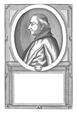 Egidio Delfini de Amelia 'nın portresi, Fransisken Düzeni' nin 40. genel bakanı, Antonio Luciani (atfedilen), 1710 - 1738