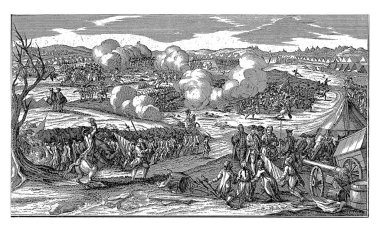 General Burgoyne 'un 17 Ekim 1777' de General Gates 'e teslim olması, anonim, 1777 - 1806 İngiliz General Burgoyne 17 Ekim 1777' de Saratoga yakınlarında silahlarını bırakmak zorunda kaldı.