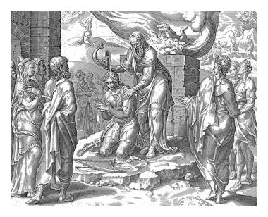 David, Maarten van Heemskerck 'ten sonra, 1595-1633 yılları arasında Samuel tarafından anonim olarak vaftiz edildi..