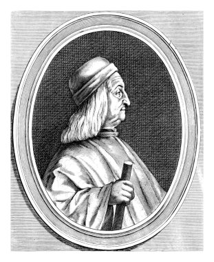 Portret van Guido Visconti, Giovanni Battista Bonacina, Cesare Fiori 'den sonra, 1625 - 1669, eski oyma..