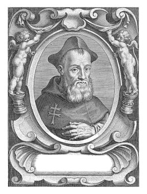 Augustinian Agostino Fivizzano 'nun portresi, Cornelis Galle (I), Jacques Franckaert (II..