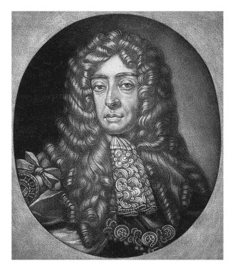 II. James 'in portresi, İngiltere Kralı, Pieter Schenk (I), 1670 - 1713 James Stuart, İngiltere Kralı ve İskoçya Kralı VII..