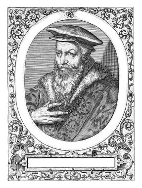 Tiberio Deciano 'nun portresi, Cornelis Galle (I), Jean Jacques Boissard' ın 1669 tarihli portresi..