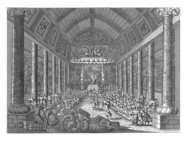 1667-1670 yılları arasında Çin İmparatoru ve soylularına hediye olarak Pieter van Hoorn komutasındaki üçüncü elçilik 1666-1668 yılları arasında Çin 'e gönderildi..